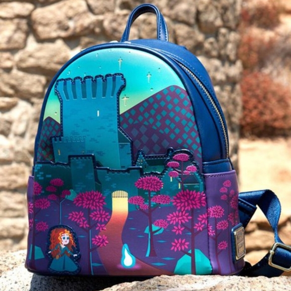 Pixar Brave Princess Merida Castle Mini BackpackNew - Picture 3 of 6